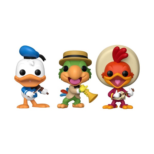 Disney - The Three Caballeros - Donald Duck, Jose Carioca & Panchito Pop! Vinyl Figure 3-Pack - Packshot 1