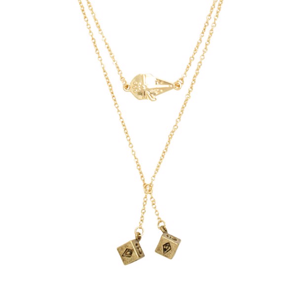 Star Wars - Han Solo Falcon & Dice Tiered Necklace - Packshot 1
