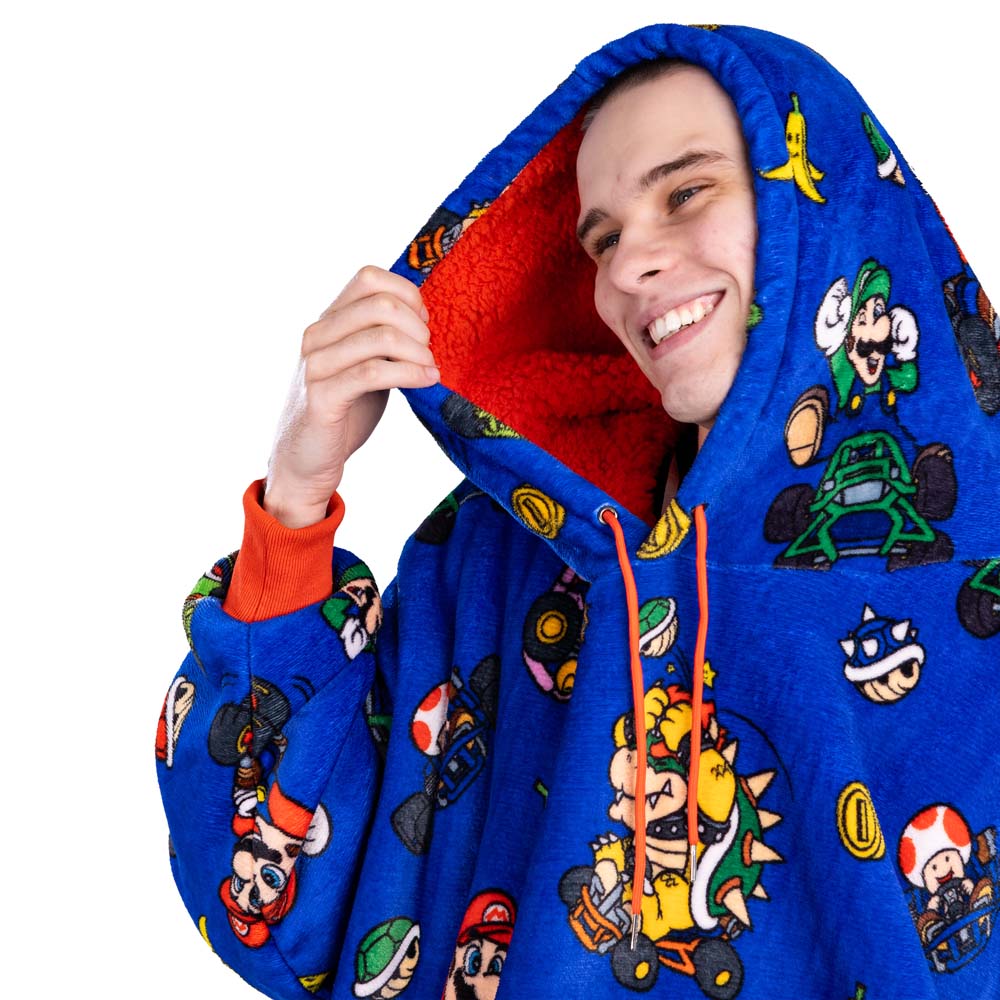 Nintendo - Mario Kart Character Oversized Blanket Hoodie - Packshot 4