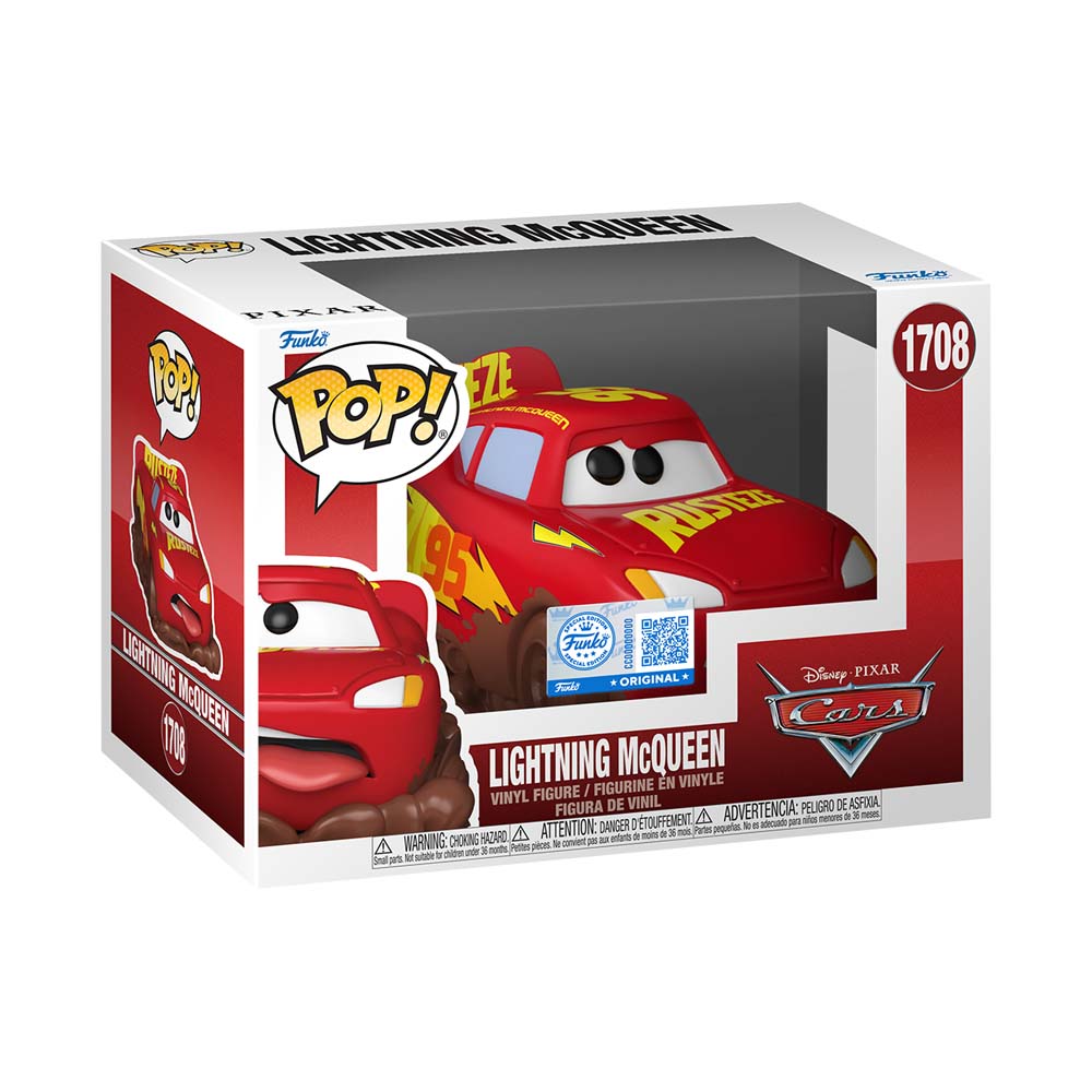 Disney - Cars - Lightning McQueen (Powerslide) Pop! Vinyl Figure - Packshot 2
