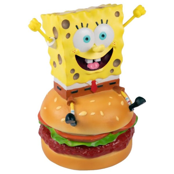 Spongebob Squarepants - SpongeBob on Hamburger Resin Statue - Packshot 2