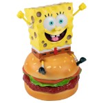 Spongebob Squarepants - SpongeBob on Hamburger Resin Statue - Packshot 2