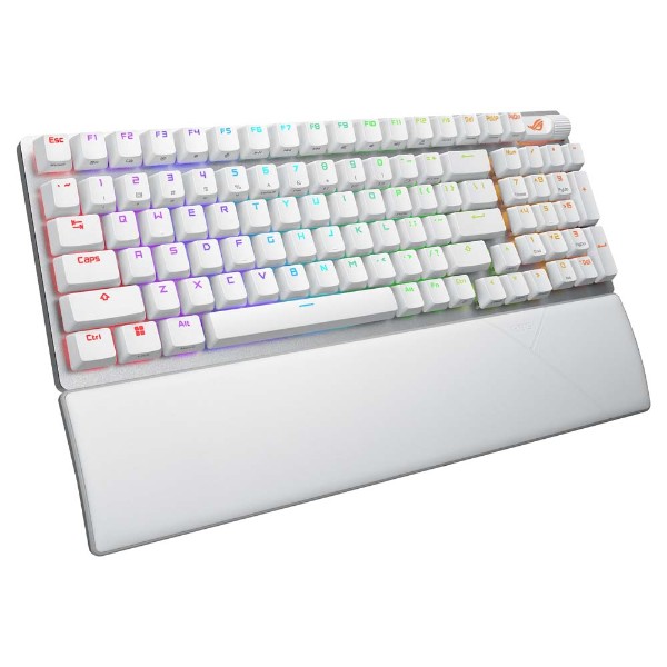 ASUS ROG - Strix Scope II 96 Wireless Keyboard (NX Snow Switch) - White - Packshot 4