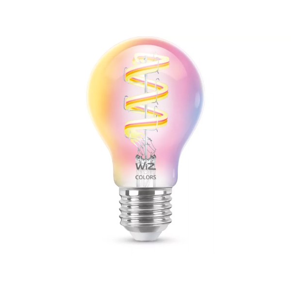 WiZ Colour & White 40W A60 E27 Filament Light Bulb (Clear) Gen 2 - Packshot 1
