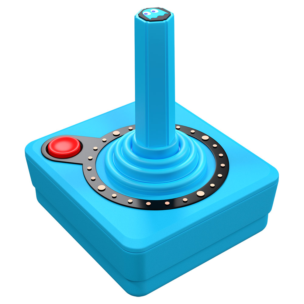 Atari CX40+ Wireless Joystick - Inky Edition - Blue - Packshot 1