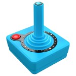 Atari CX40+ Wireless Joystick - Inky Edition - Blue