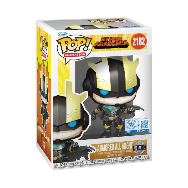 My Hero Academia - Armored All Might Metallic Pop! Vinyl Figure - Packshot 2