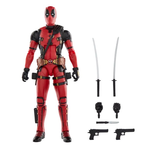 Deadpool And Wolverine 2024 Deadpool Toys DEADPOOL Action Figure Deadpool Toys Action Figure Toy 12 Inch Collectible Superhero Accessories Articulated Joints Dynamic Posing