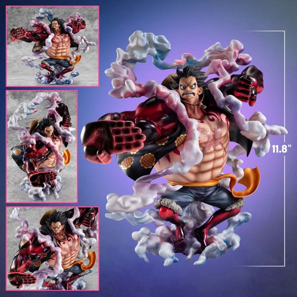 One Piece - Portrait.Of.Pirates Monkey D. Luffy Gear 4 Boundman Statue - Packshot 2
