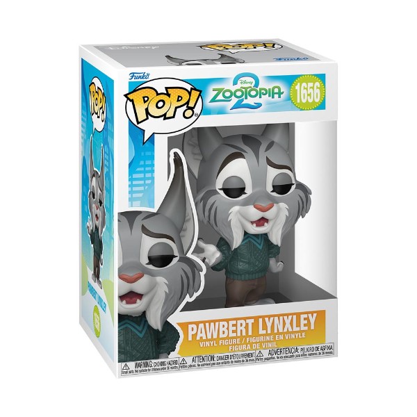 Disney - Zootopia 2 - Pawbert Lynxley Pop! Vinyl Figure - Packshot 2