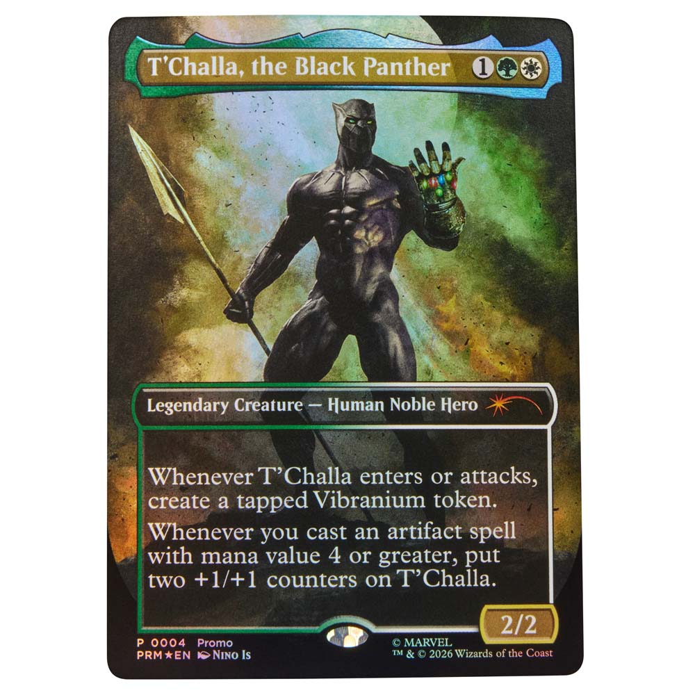 Marvel x Magic: The Gathering - Black Panther Marvel Legends Action Figure - Packshot 2