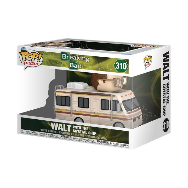 Breaking Bad - Walt with the Crystal Ship Pop! Rides Vinyl Figure - Packshot 3