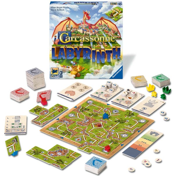 Labyrinth - Carcassonne Board Game - Packshot 2