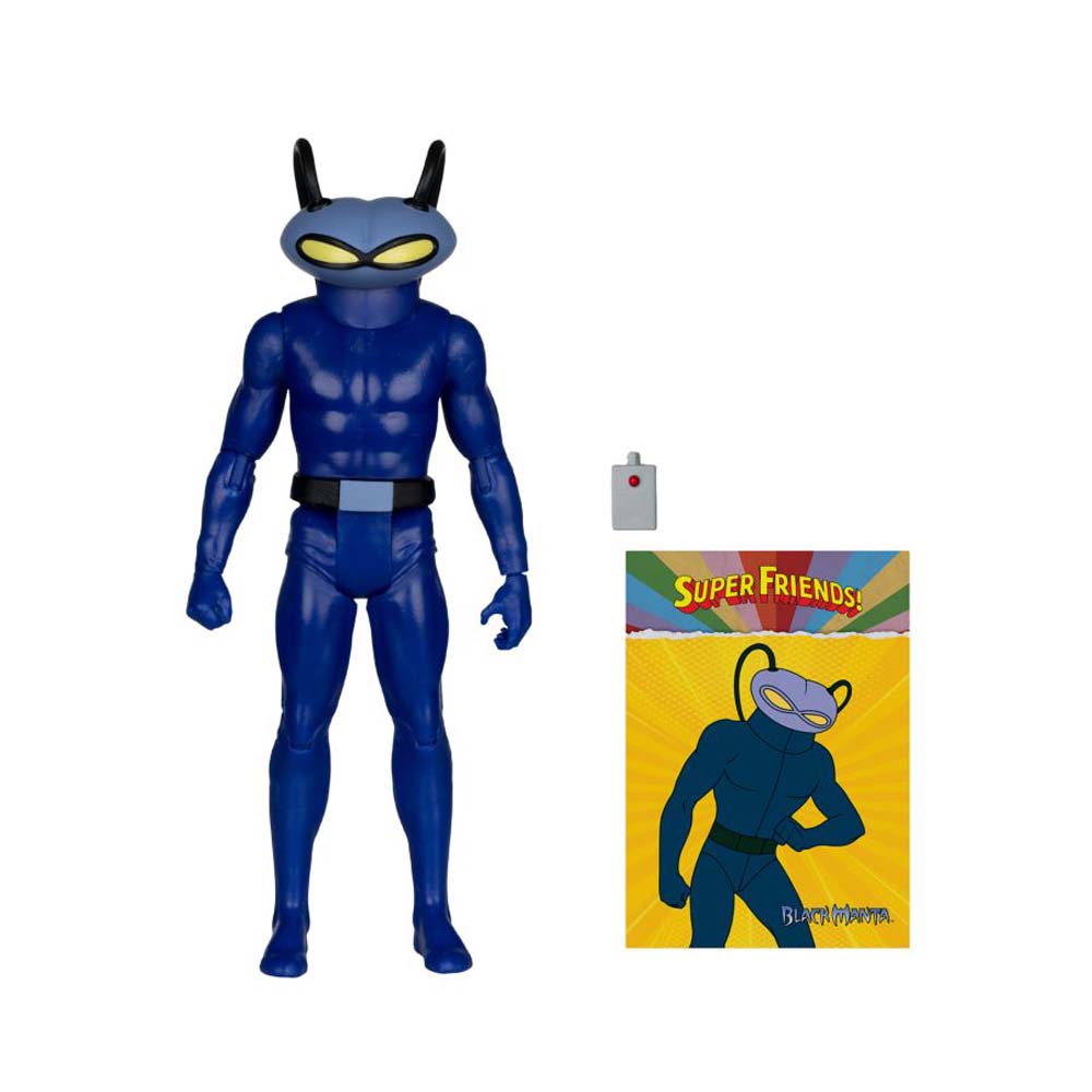 DC Comics - Super Friends - Black Manta Crystallized Retro Figure - Packshot 6
