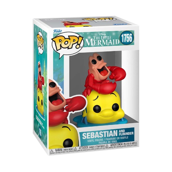Disney - The Little Mermaid - Sebastian and Flounder Pop! Vinyl Figure - Packshot 2