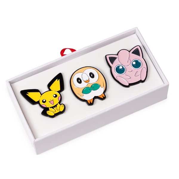 Pokemon - Pichu, Rowlett & Jigglypuff Pin 3-Pack - Packshot 1