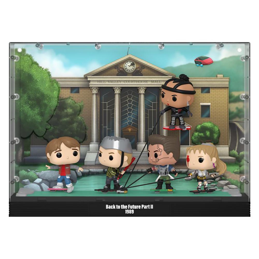 Back to The Future II - Hoverboard Chase Deluxe Pop! Movie Moment - Packshot 1
