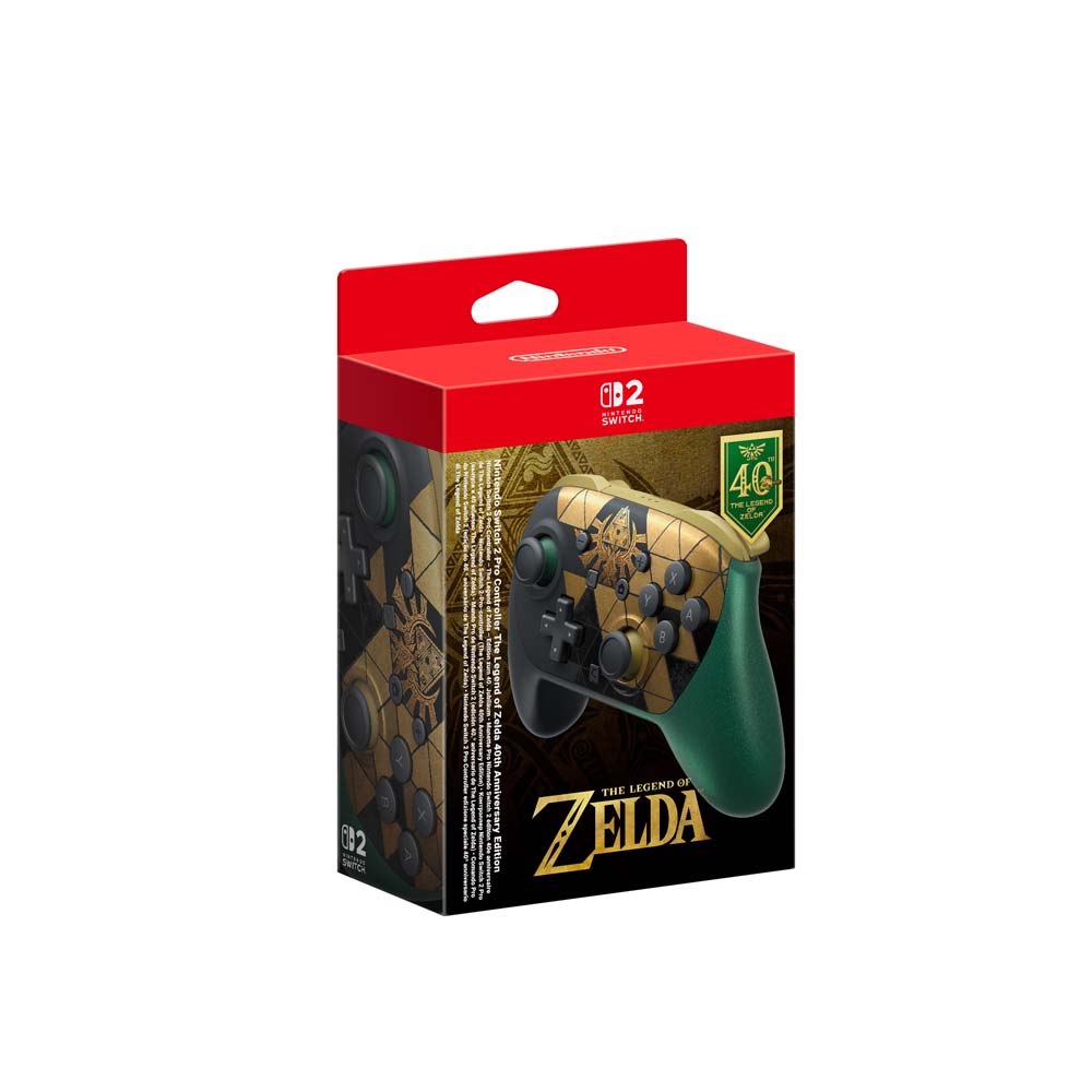 Nintendo Switch 2 Pro Controller - The Legend of Zelda – 40th Anniversary Edition - Packshot 6