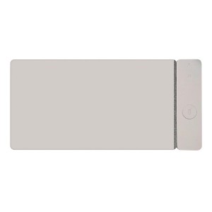 Laser Wireless Charging Desk Mat - Grey