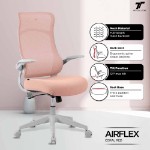 TT AIRFLEX Ergochair - Coral Red - Packshot 5