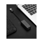 UGreen USB 2.0 to 100Mbps Ethernet Adapter 10cm Black - Packshot 1