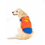 DC Comics - Superman 2025 - Superman Shield (with Cape) Pet T-Shirt - Packshot 2