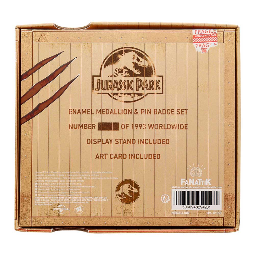 Jurassic Park - Medallion and Pin Set - Packshot 6