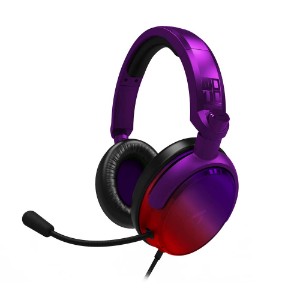 4Gamers C6-100 Gaming Headset - Strike Red & Purple
