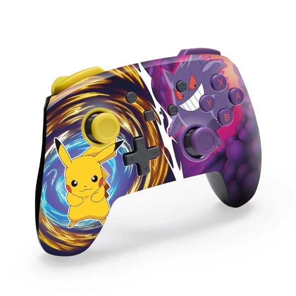 PowerA - Enhanced Wireless Controller for Nintendo Switch - Pikachu vs. Gengar - Packshot 3