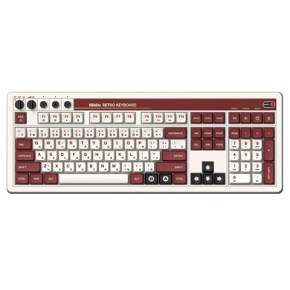 8BitDo Retro 108 Mechanical Keyboard - Fami Edition - Packshot 2