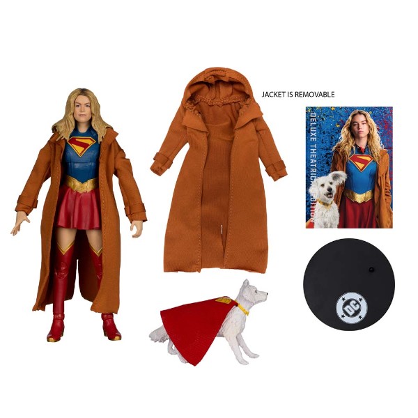 DC Comics - Supergirl (2026) - Supergirl and Krypto Deluxe Gold Label Action Figure - Packshot 4