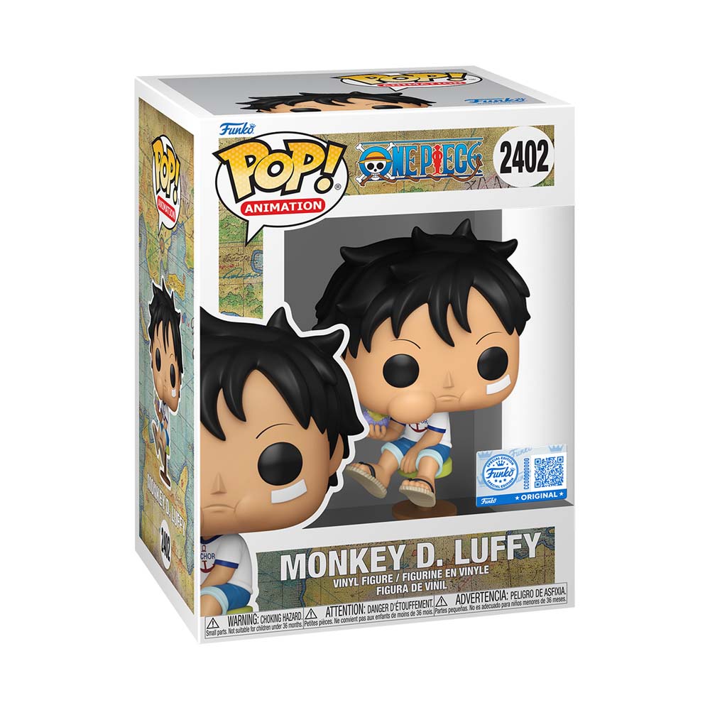 One Piece - Monkey D. Luffy Eating Devil Fruit Pop! Vinyl Figure - Packshot 2