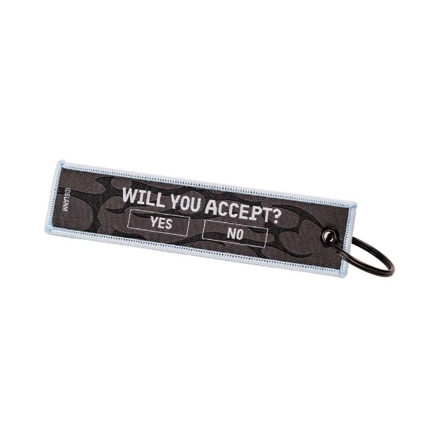 Solo Leveling - Will You Accept? Jet Tag Keyring - Packshot 1