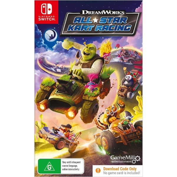 DreamWorks All Star Kart Racing (Code-In-A-Box) - Packshot 1