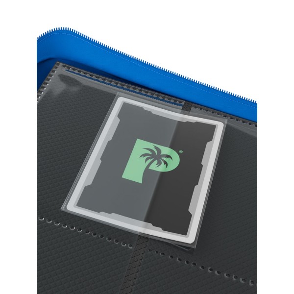 Palms Off Gaming - Collector's Series 4 Pocket Zip Trading Card Binder - Blue - Packshot 3