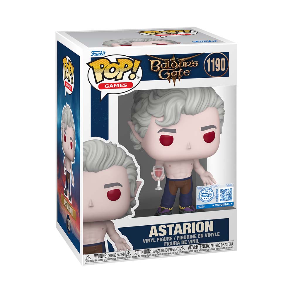 Baldur's Gate 3 - Astarion (Shirtless) Pop! Vinyl Figure - Packshot 2
