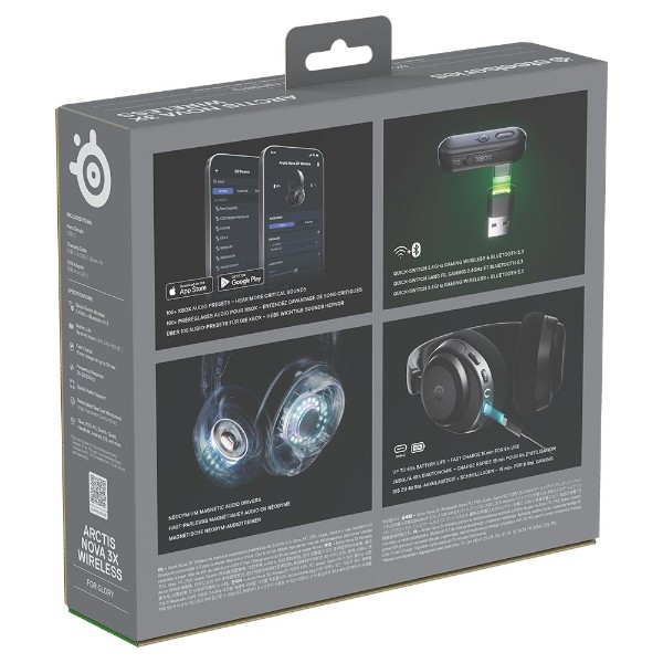 SteelSeries Arctis Nova 3X Wireless Headset - Black - Packshot 6