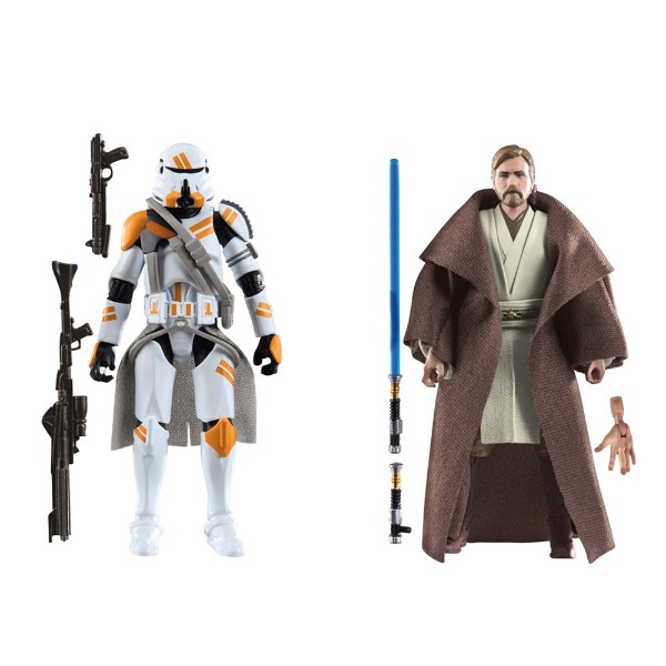 Star Wars - The Vintage Collection - Obi-Wan Kenobi (Utapau) & Airborne Clone Trooper (212th Battalion) Action Figure Set - Packshot 1