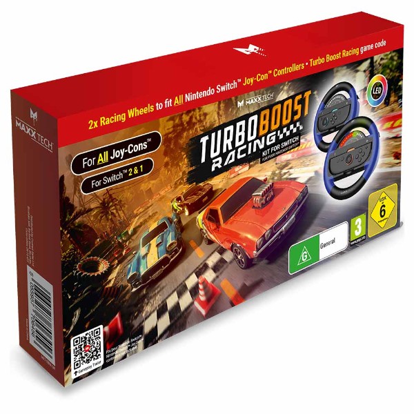 Maxx Tech - Turbo Boost Racing Kit for Nintendo Switch 1&2 - Packshot 5