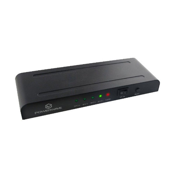 Powerwave - HDMI 4K 2.0 4 Port Switch - Packshot 2