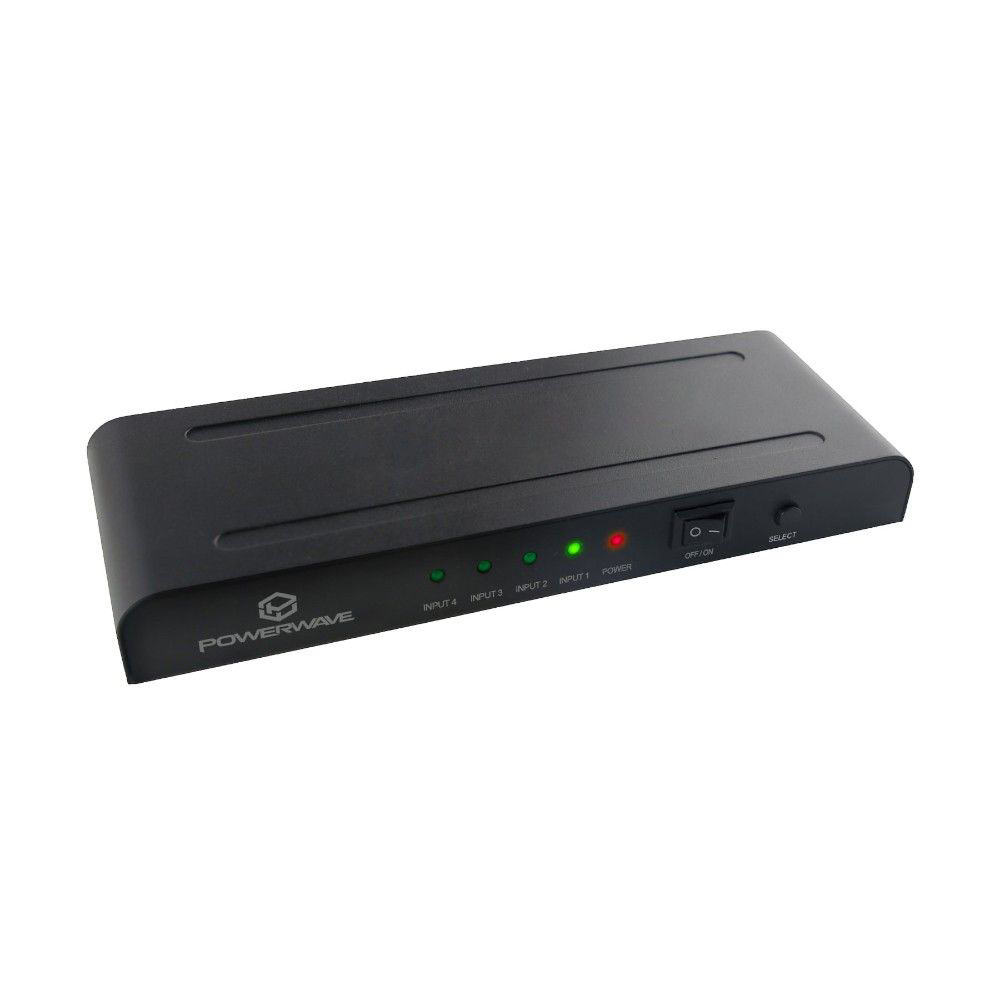 Powerwave - HDMI 4K 2.0 4 Port Switch - Packshot 2