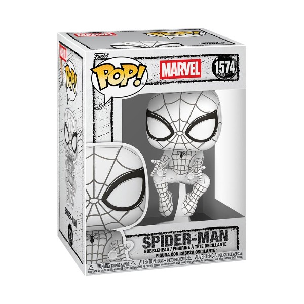 Marvel - Spider-Man - Sketched Spider-Man Pop! Vinyl Figure - Packshot 2