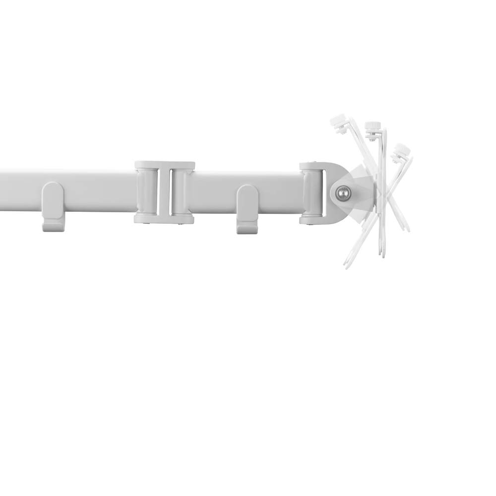 One For All - Universal Single Smart Monitor Arm - White - Packshot 3