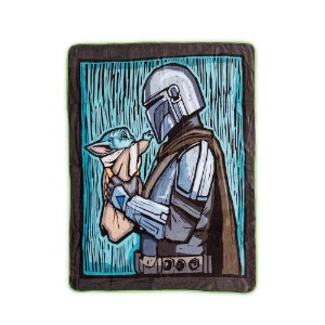 Star Wars - The Mandalorian - Mandalorian & Grogu Blanket