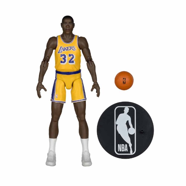 NBA - Magic Johnson (LA Lakers) Legends Series SportsPick Action Figure - Packshot 5