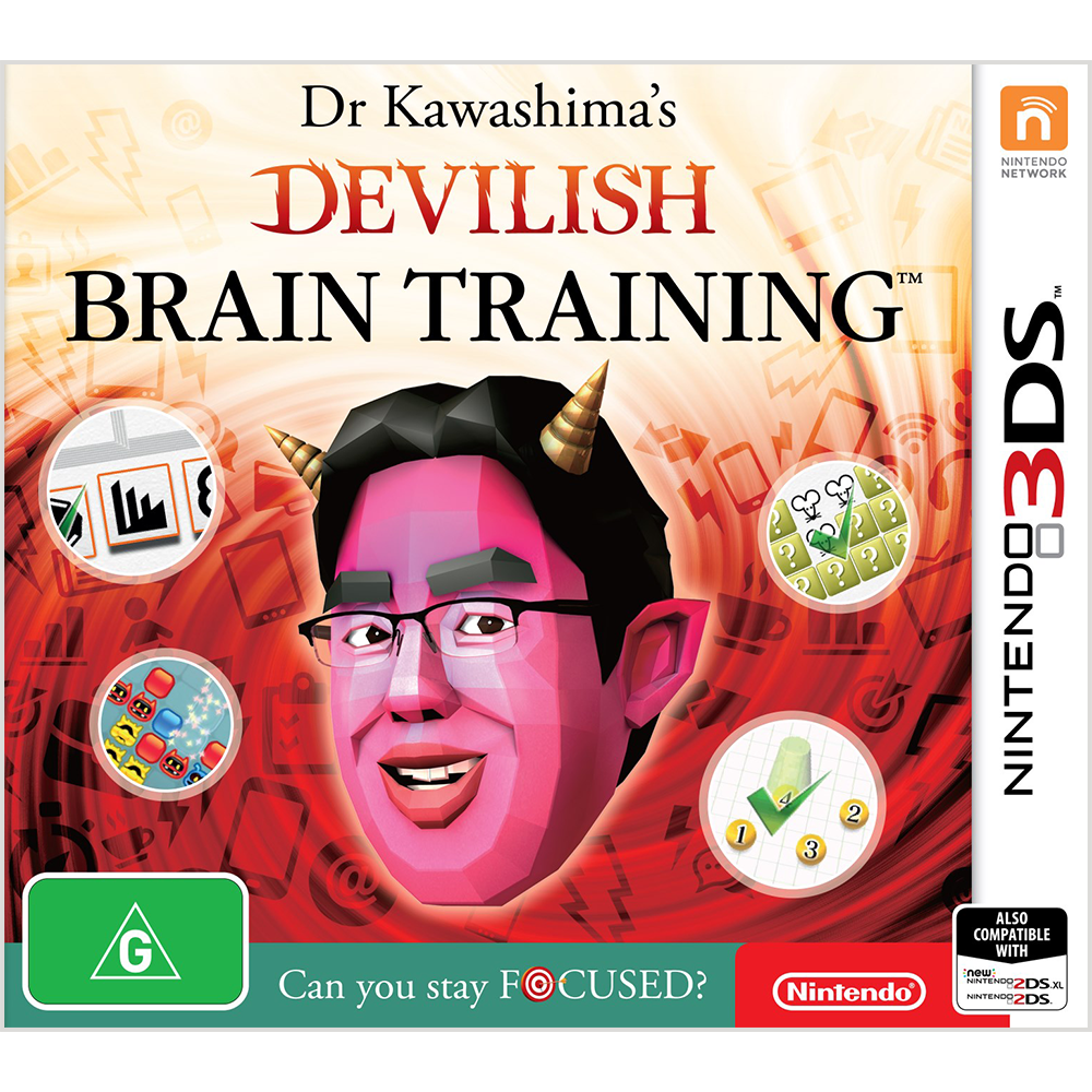 Dr Kawashima's Devilish Brain Training: Can you stay focused? - Packshot 1