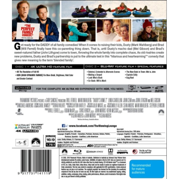 Daddy's Home (4K UHD Blu-ray) Loot EB Games Australia