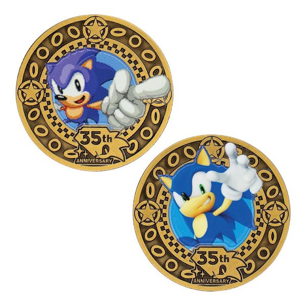 Sonic the Hedgehog – 35th Anniversary Limited Edition Presentation Coin - Packshot 2