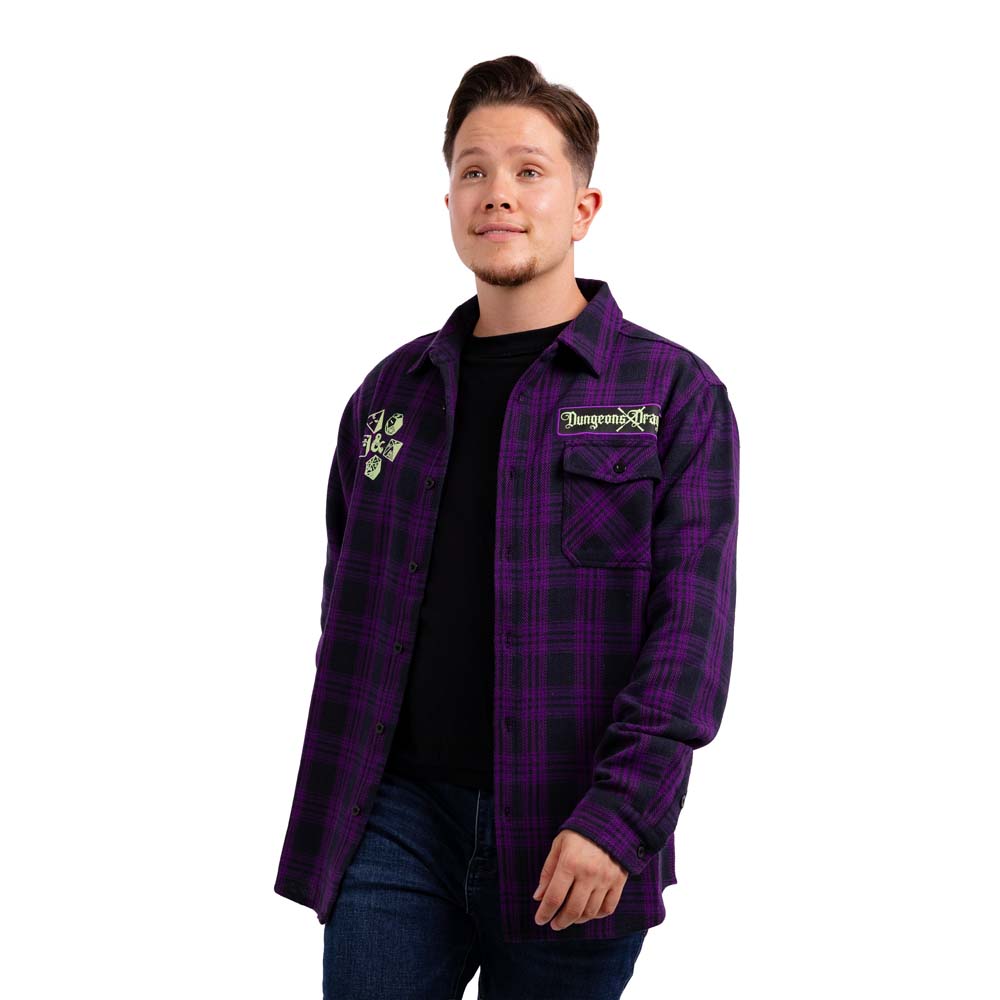 Dungeons & Dragons - Dungeon Master Flannel Long-Sleeve Shirt - Packshot 3