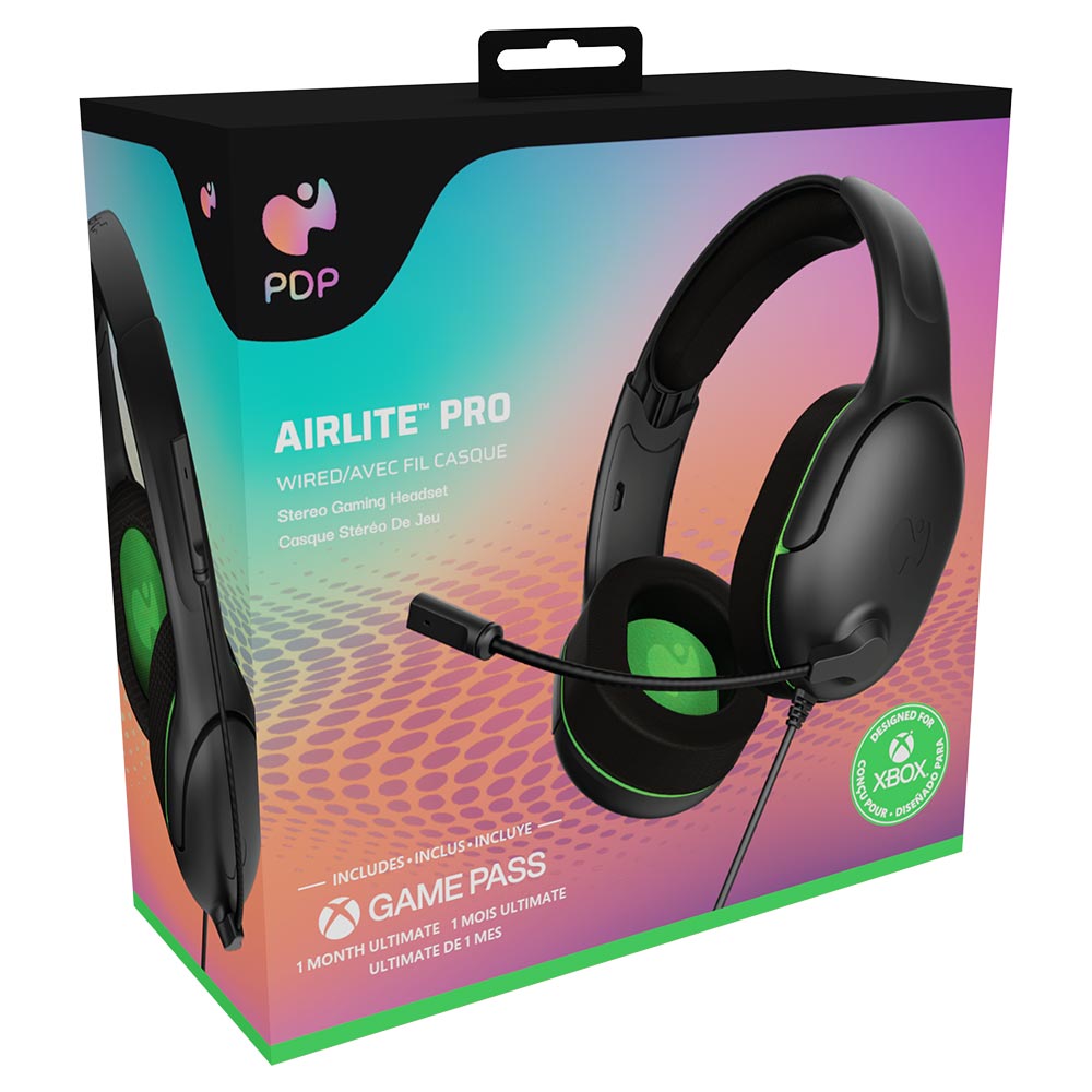 PDP Gaming Airlite Pro Wired Headset for Xbox Black Xbox Series X